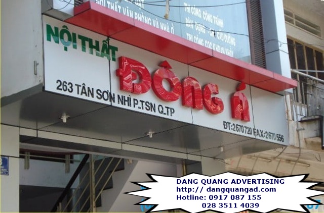 Làm bảng hiệu quảng cáo quận Tân Phú