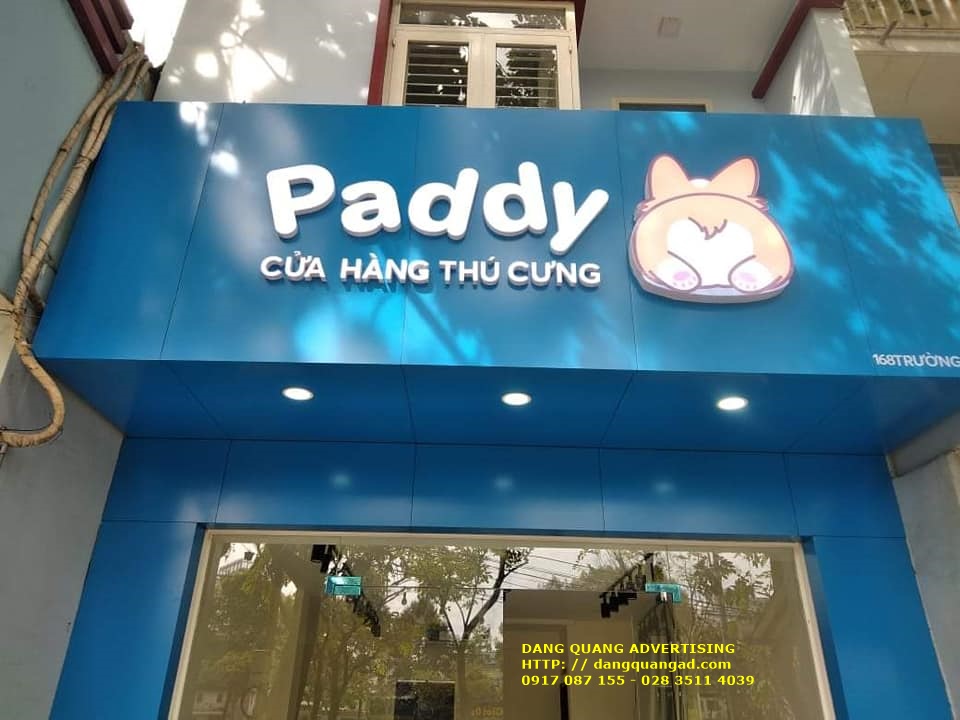 Thi cong bang alu chu noi cua hang mica led Paddy Quan Binh Thanh 4