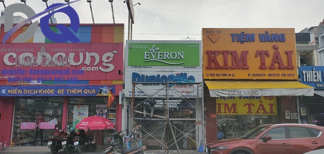 Thi công bảng quảng cáo Alu chi nhánh công ty cổ phần Everpia, TP. Biên Hòa, Tỉnh Đồng Nai