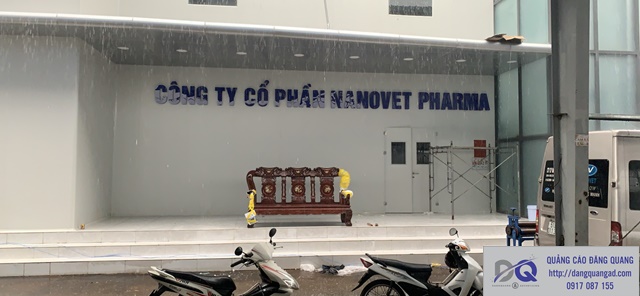 Thi công mái đón Alu cho công ty cổ phần Nanovet Miền Nam 