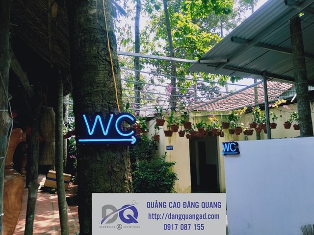 Thi công bảng led neon ngoài trời cho công ty cổ phần Vườn Cò Bên Sông tại Quận 9, Tp. Thủ Đức, Hồ Chí Minh